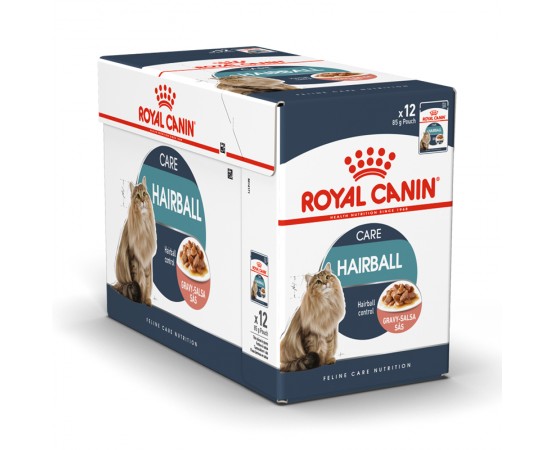 Royal Canin Feline Care Nutrition Hariball Gravy 4 x 12 x 85 g