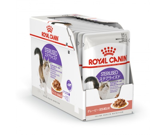 Royal Canin Feline Health Nutrition Sterilised Gravy 4 x 12 x 85