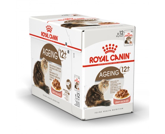 Royal Canin Feline Health Nutrition Ageing 12+ Gravy 4 x 12 x 85 g