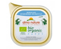 Almo Nature Bio Organic Puppy mit Huhn und Milch 32 x 100 g