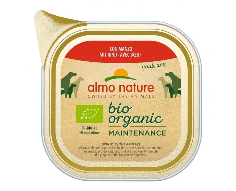 Almo Nature Bio Organic Maintenance mit Rind 32 x 100 g