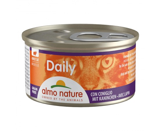 Almo Nature Daily Menu Mousse - Dose Kaninchen 24 x 85 g