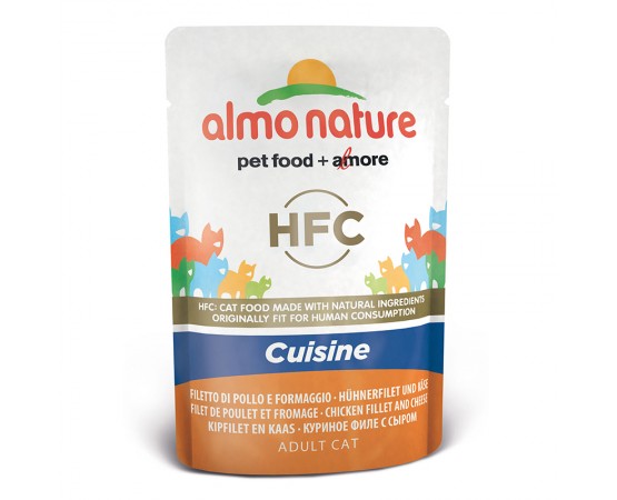 Almo Nature HFC Cuisine - Beutel Hühnerfilet & Käse 24 x 55 g