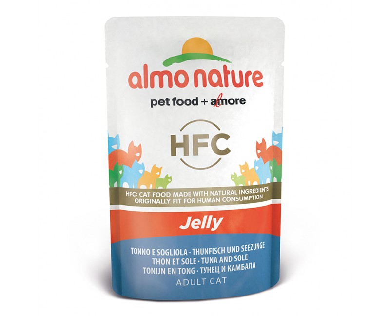 Almo Nature HFC Jelly - Beutel Thunfisch & Seezunge 24 x 55 g