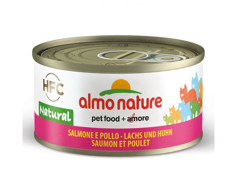 Almo HFC Natural - Dose Lachs & Huhn 24 x 70 g