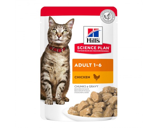 Hill's Science Plan Cat Adult Nassfutter Huhn 12 x 85g