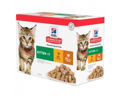 Hill's Science Plan Kitten Nassfutter Multipack Huhn & Pute 12 x 85g