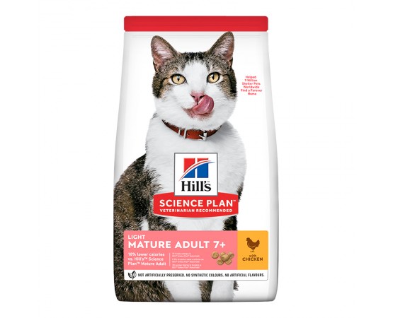 Hill's Science Plan Cat Mature Adult Trockenfutter Light Huhn