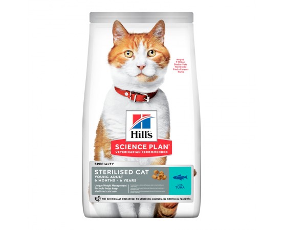 Hill's Science Plan Cat Young Adult Sterilised Cat Trockenfutter Thunfisch