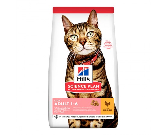 Hill's Science Plan Cat Adult Trockenfutter Light Huhn