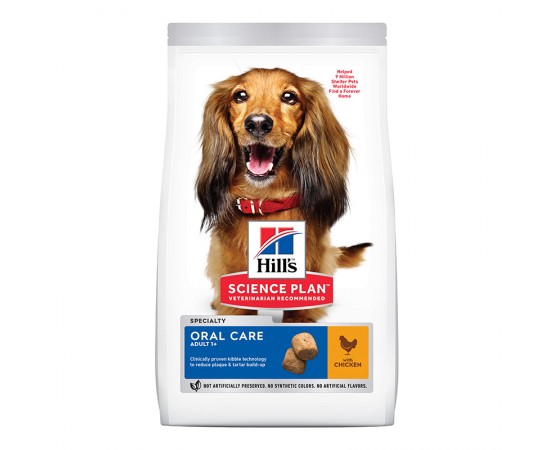Hill's Science Plan Dog Adult Oral Care Medium Trockenfutter Huhn