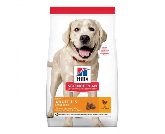 Hill's Science Plan Dog Adult Light Large Breed Trockenfutter Huhn 14kg