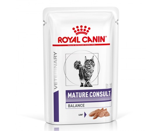 Royal Canin VHN Cat Mature Consult Balance Mousse 4 x 12 x 85 g