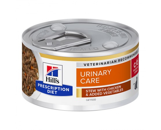 Hill's Prescription Diet Feline c/d Multicare Stress Ragout mit Huhn 24 x 82 g