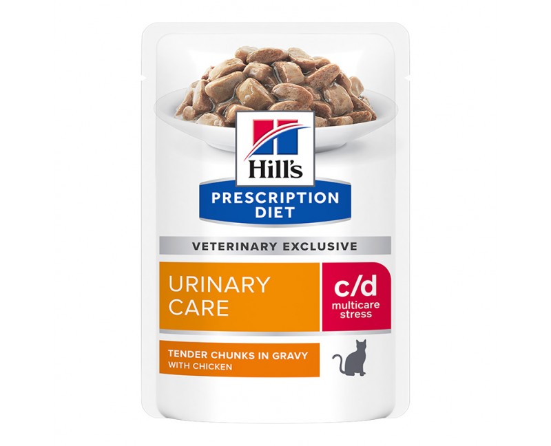 Hill's Prescription Diet Feline c/d Multicare Stress mit Huhn 12 x 85 g