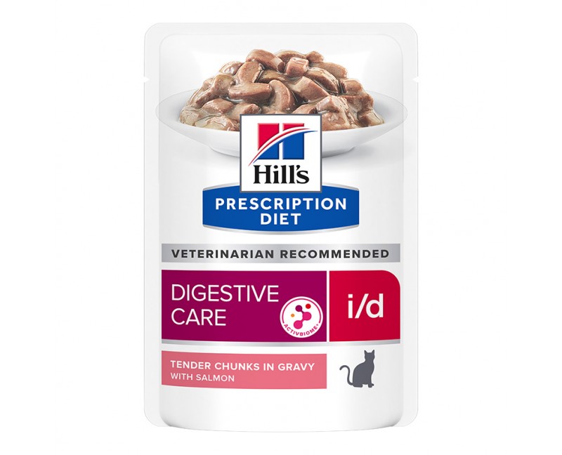 Hill's Prescription Diet Feline i/d zarte Stücke in Sauce mit Lachs 12 x 85 g