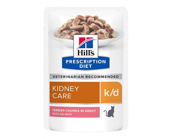 Hill's Prescription Diet Feline k/d mit Lachs 4 x 12 x 85 g