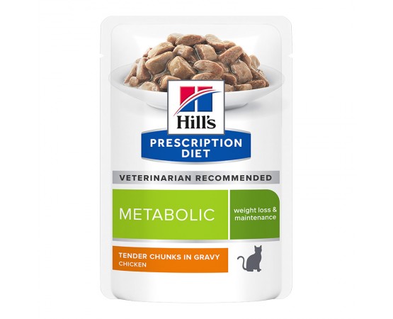 Hill's Prescription Diet Feline Metabolic mit Huhn 12 x 85 g
