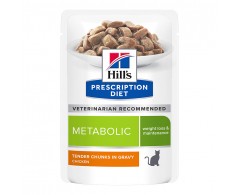 Hill's Prescription Diet Feline Metabolic mit Huhn 12 x 85 g