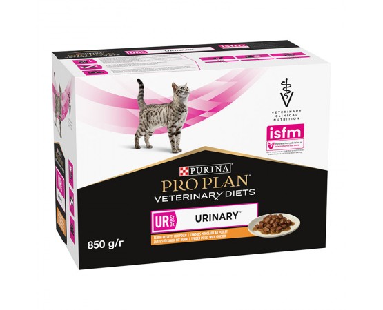 Purina Veterinary Diets Feline UR St/Ox Urinary 10 x 85 g mit Huhn