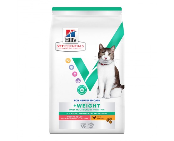 Hill's VetEssentials Feline MULTI-BENEFIT + WEIGHT Young Adult mit Huhn