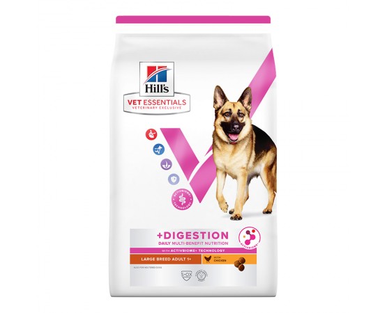 Hill's VetEssentials Canine MULTI-BENEFIT + DIGESTION Adult Large Breed mit Huhn 14 kg