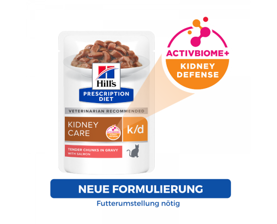 Hill's Prescription Diet Feline k/d mit Lachs 12 x 85 g