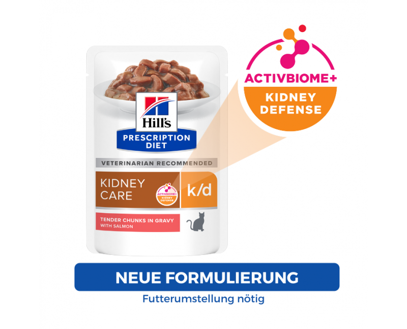 Hill's Prescription Diet Feline k/d mit Lachs 12 x 85 g