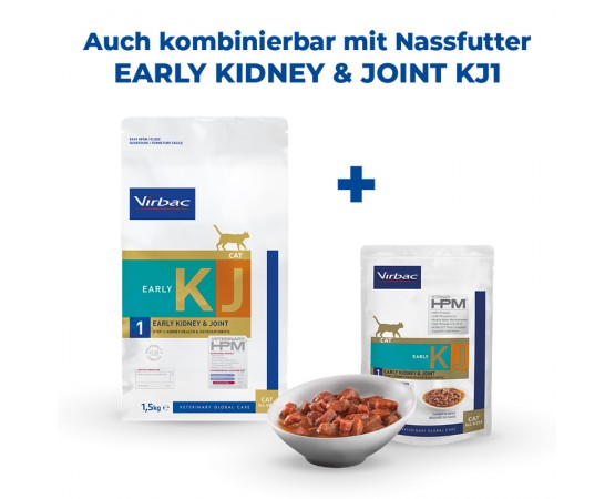 Virbac Veterinary HPM Cat Early Kidney & Joint KJ1