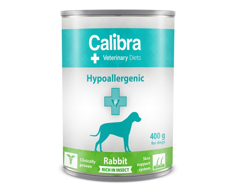 Calibra Dog Hypoallergenic Kaninchen+Insekten 6 x 400 g