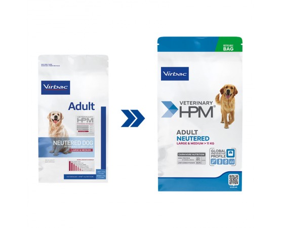Virbac Veterinary HPM Neutered Dog Large & Medium Adult