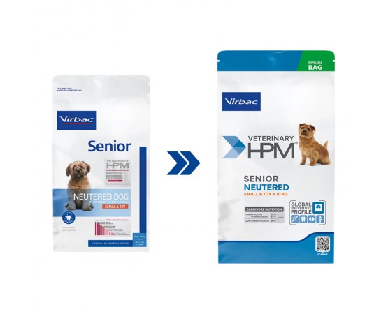 Virbac Veterinary HPM Neutered Dog Small & Toy Senior