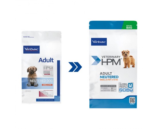 Virbac Veterinary HPM Neutered Dog Small & Toy Adult