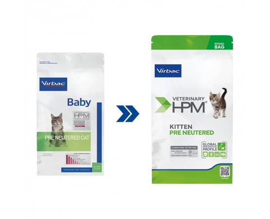 Virbac Veterinary HPM Cat Kitten Pre Neutered