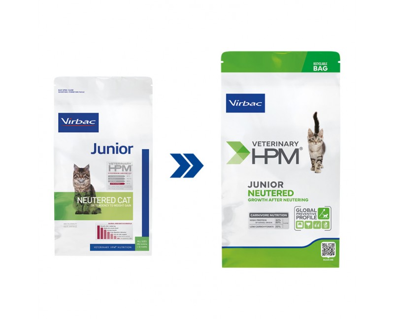 Virbac Veterinary HPM Cat Junior Neutered