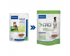 Virbac Veterinary HPM Cat Adult Neutered with Salmon wet