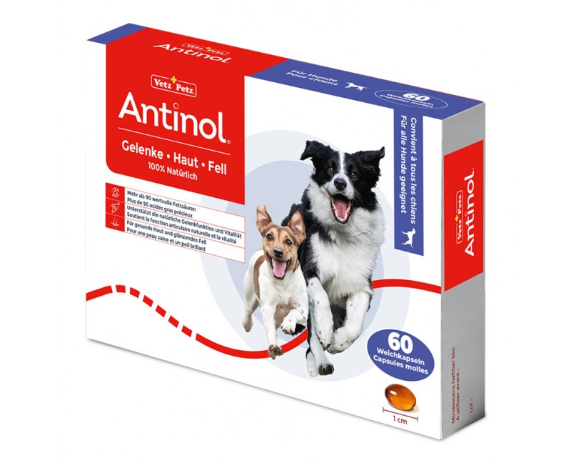 ANTINOL® für Hunde, 60 Weichkapseln