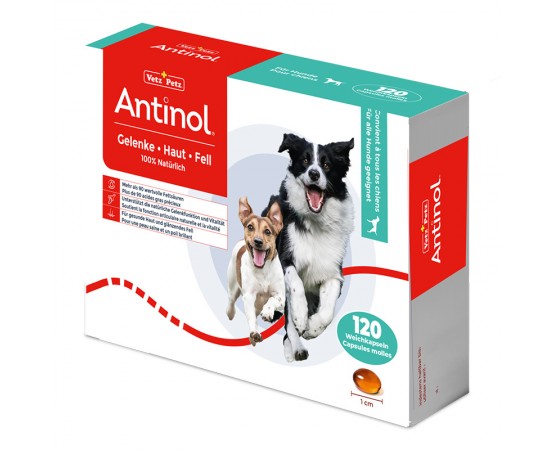 ANTINOL® für Hunde, 120 Weichkapseln