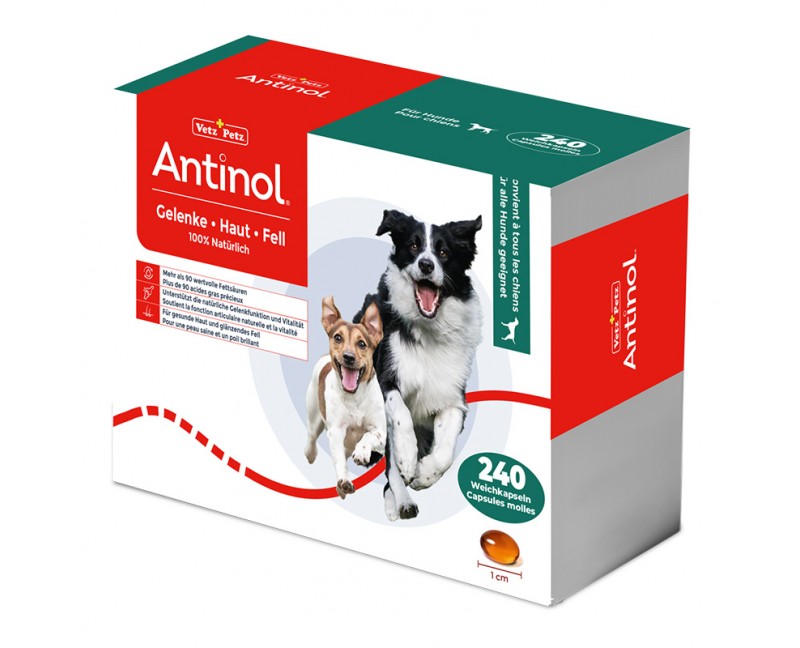 ANTINOL® für Hunde, 240 Weichkapseln