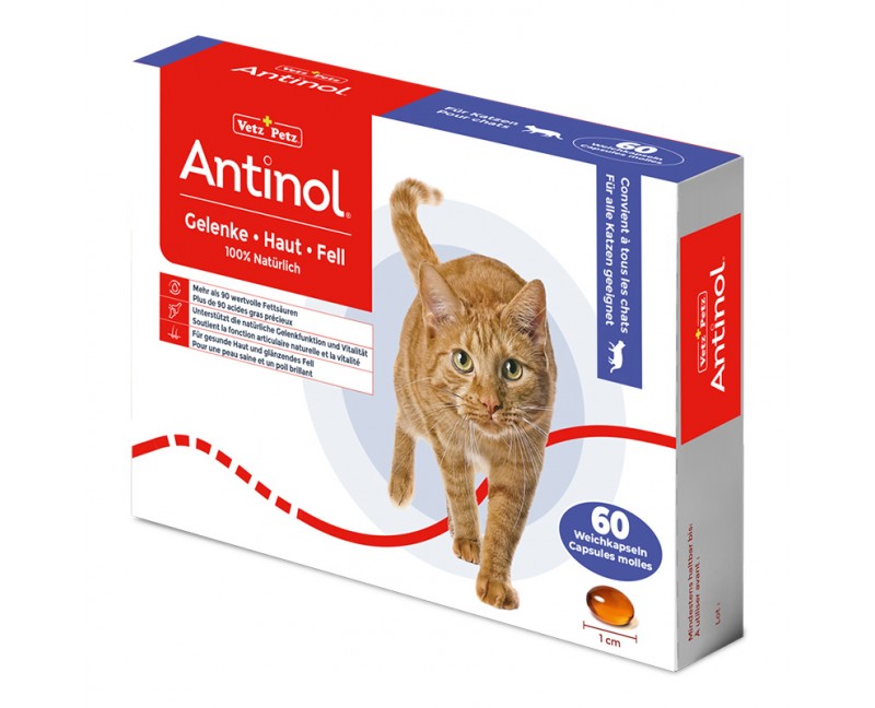 ANTINOL® für Katzen, 60 Weichkapseln