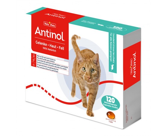 ANTINOL® für Katzen, 120 Weichkapseln