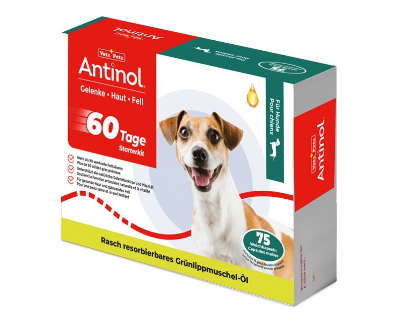 ANTINOL® Starterkit für Hunde, 75 Weichkapseln