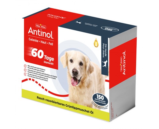 ANTINOL® Starterkit für Hunde, 150 Weichkapseln