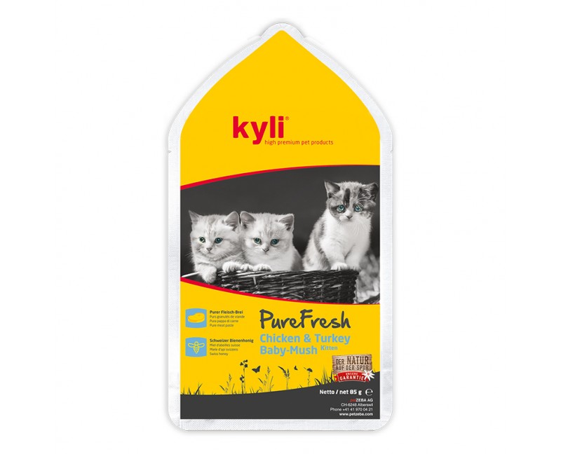 kyli Pure Fresh Chicken & Turkey Baby-Mush 12 x 85 g