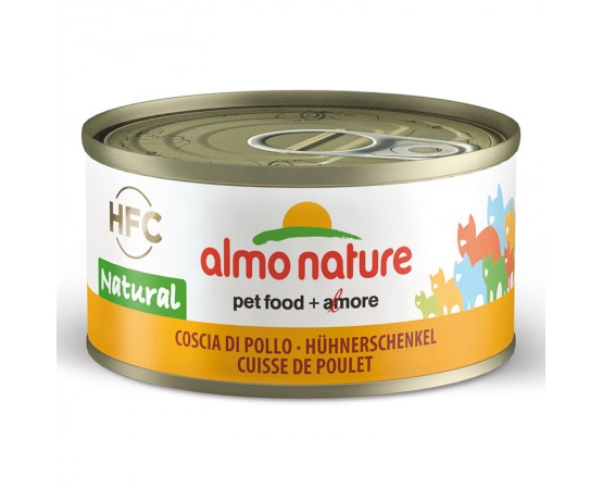 Almo HFC Natural - Dose Hühnerschenkel 24 x 70 g