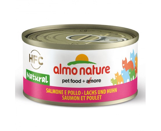 Almo HFC Natural - Dose Lachs & Huhn 24 x 70 g
