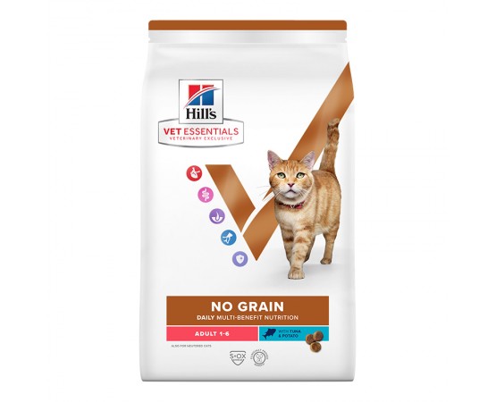 Hill's VetEssentials Feline MULTI-BENEFIT NO GRAIN Adult mit Thunfisch und Kartoffeln 1.5 kg