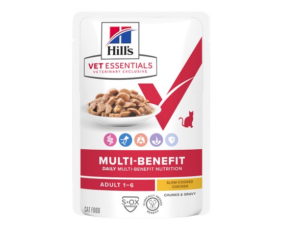 Hill's VetEssentials Feline MULTI-BENEFIT Adult mit Huhn 12 x 85 g