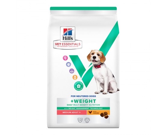 Hill's VetEssentials Canine MULTI-BENEFIT + WEIGHT Adult Medium mit Huhn