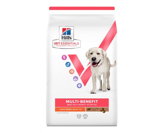 Hill's VetEssentials Canine MULTI-BENEFIT Adult Large Breed mit Lamm & Reis 14 kg